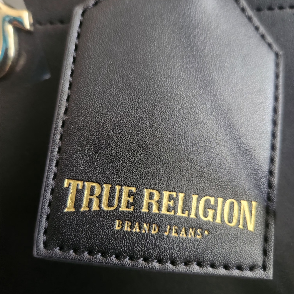 True Religion Black Women's Handbag with adjustable Strap. - Picture 7 of 16